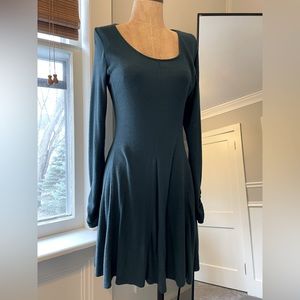 Hunter green Hollister knit dress size small
